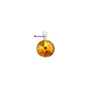 Zawieszka Swarovski rivoli Sunflower srebrna