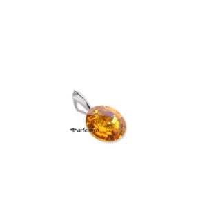 Zawieszka Swarovski rivoli Sunflower srebrna